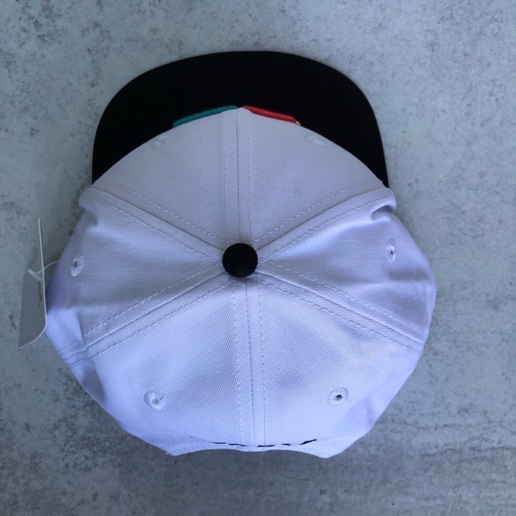 Staple SnapBack Cap White Multicolored Embroidered Hat One Size - Picture 4 of 7